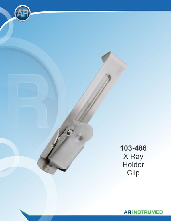 X-Ray Holder Clips Single