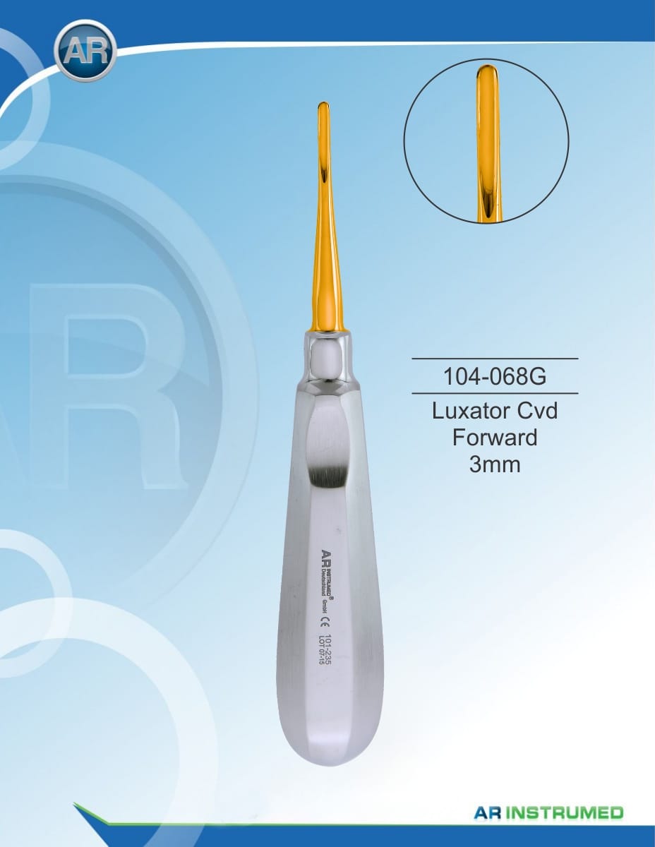 Luxator Curved Forward 3mm – AR Instrumed, Root Elevators