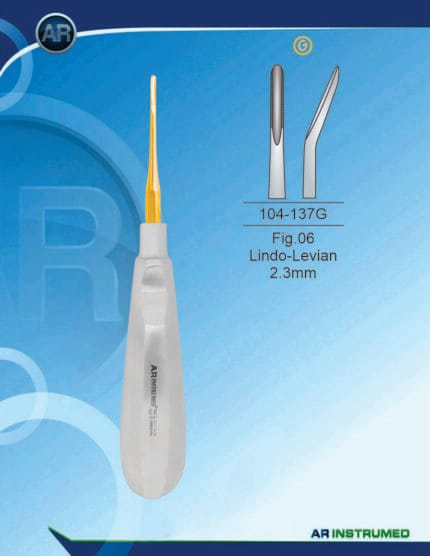 Afb.06 Lindo-Levian 2.3 mm Gouden – AR Instrumed, Root Elevators