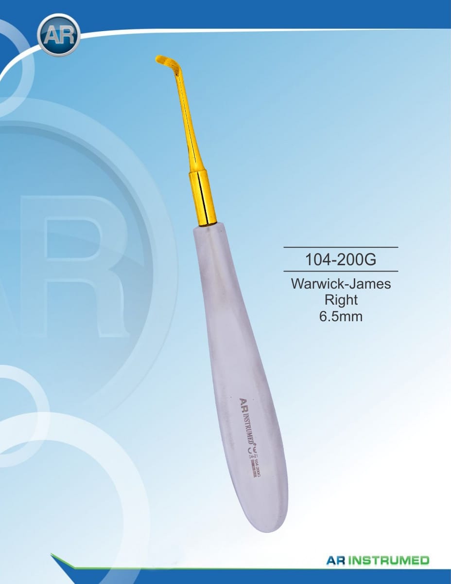 Warwick-James Root Elevator Right 6.5mm – AR Instrumed, Wurzelheber