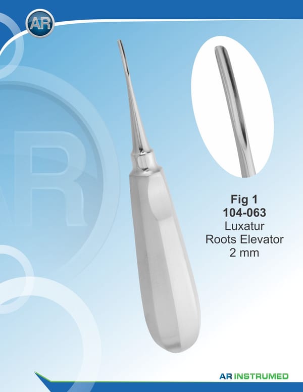 Luxator Curved Backward 2mm
