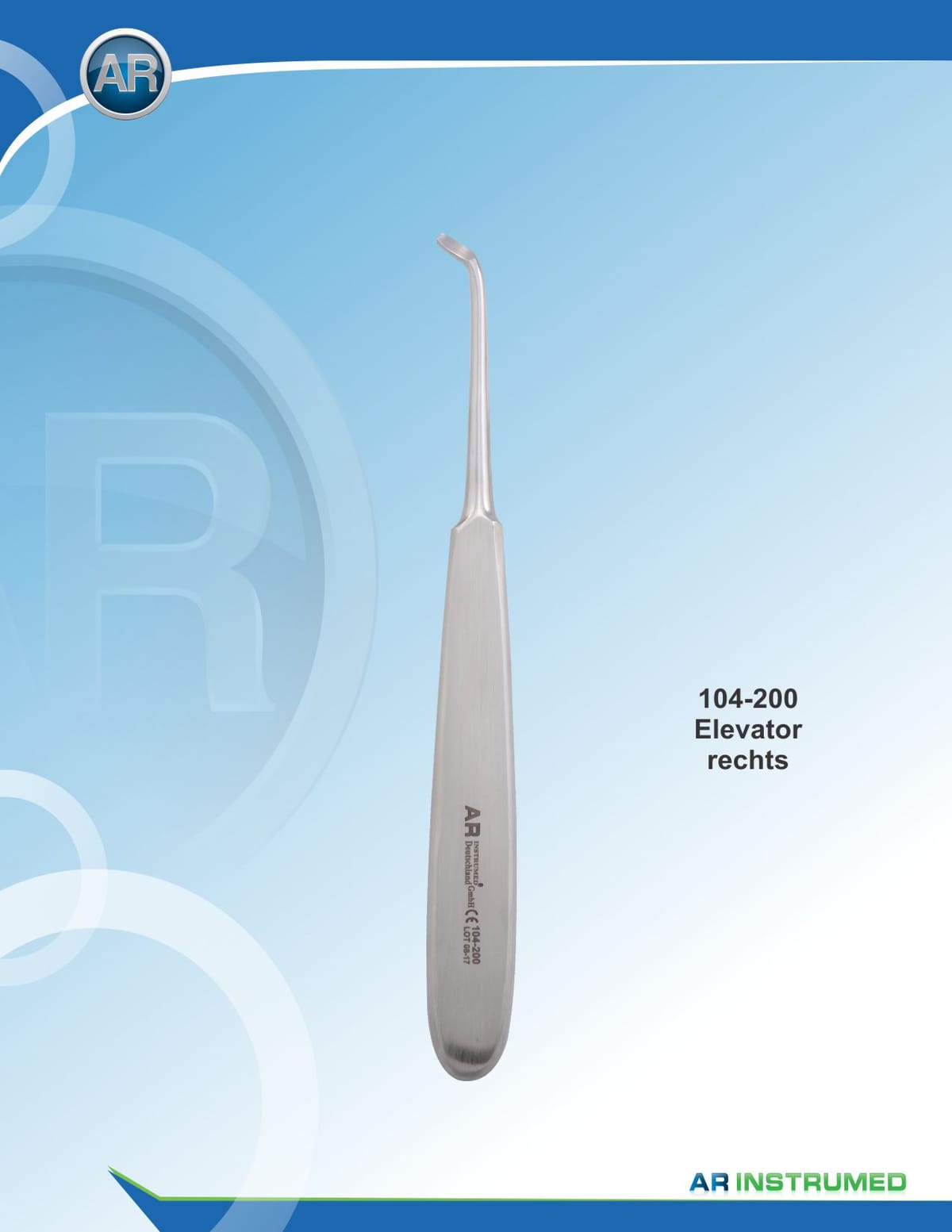 Warwick-James Right 6.5mm – AR Instrumed, Root Elevators