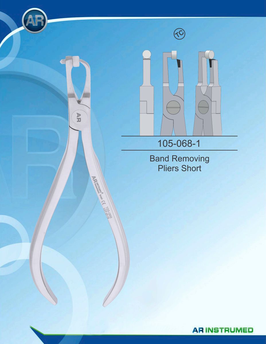 Orthodontics Pliers Band Removing Pliers Short (TC)