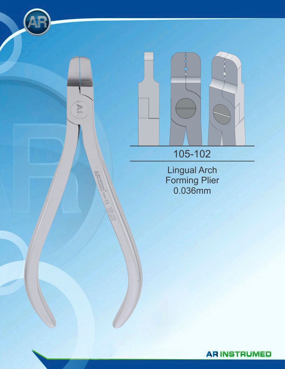 Orthodontics Pliers Lingual Arch Forming Plier 0.036mm