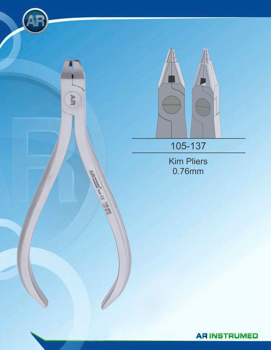 Orthodontic Pliers Kim Pliers 0.76mm – AR Instrumed, Pliers
