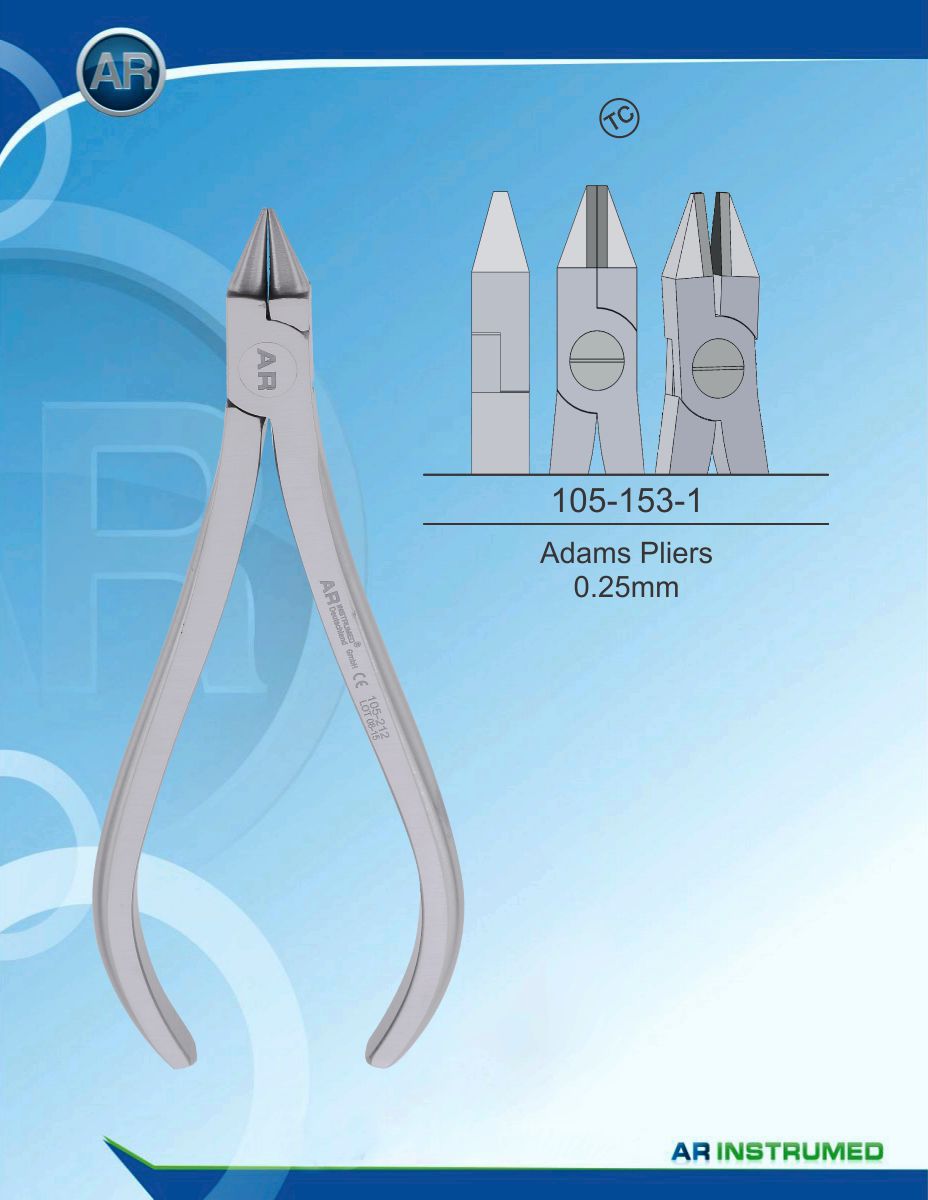 Orthodontic Pliers Adams Pliers 0.25mm (TC)