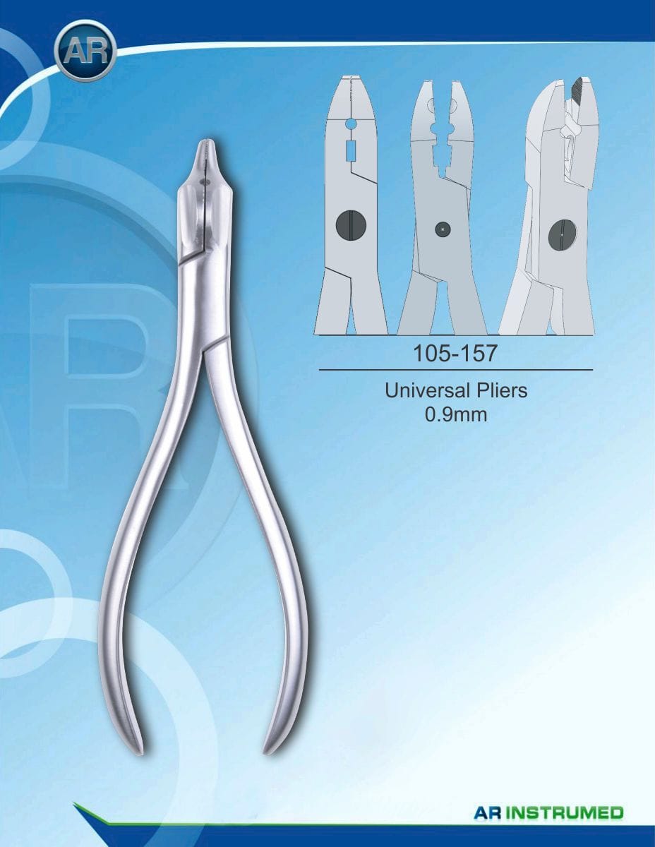 Orthodontics Pliers Universal Pliers 0.9mm – AR Instrumed, Zangen