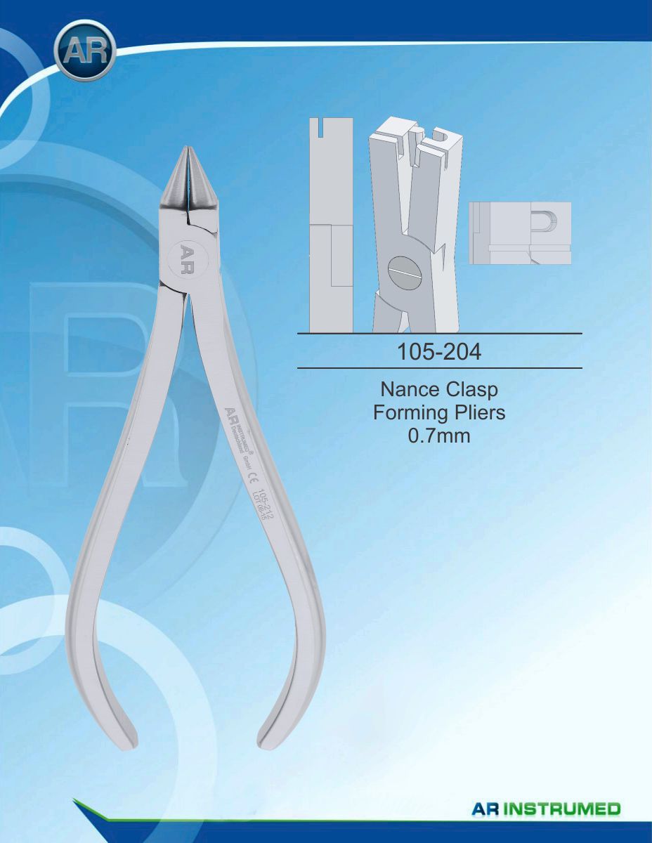 Orthodontic Pliers Nance Clasp Forming Pliers 0.7mm
