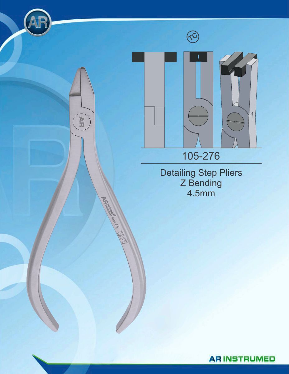 Orthodontics Pliers Detailing Step Pliers Z Bending 4.5mm (TC)