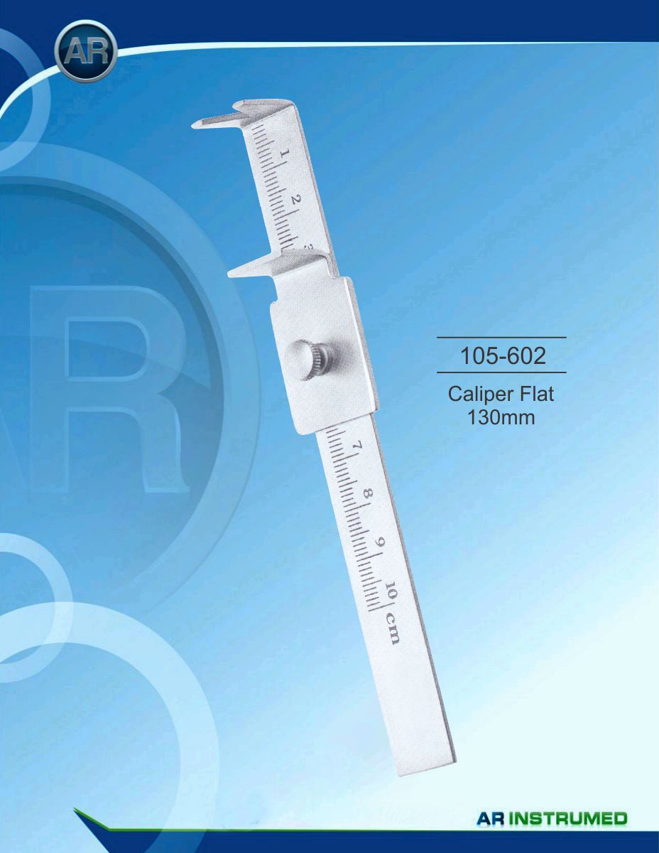 Measuring caliper flat 130mm