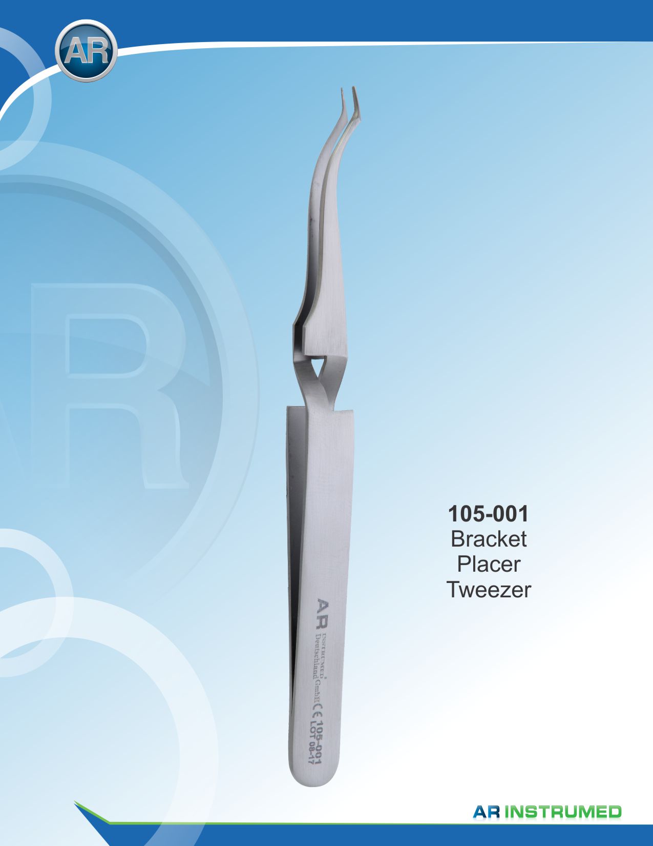 Bracket Placing Tweezer 13cm