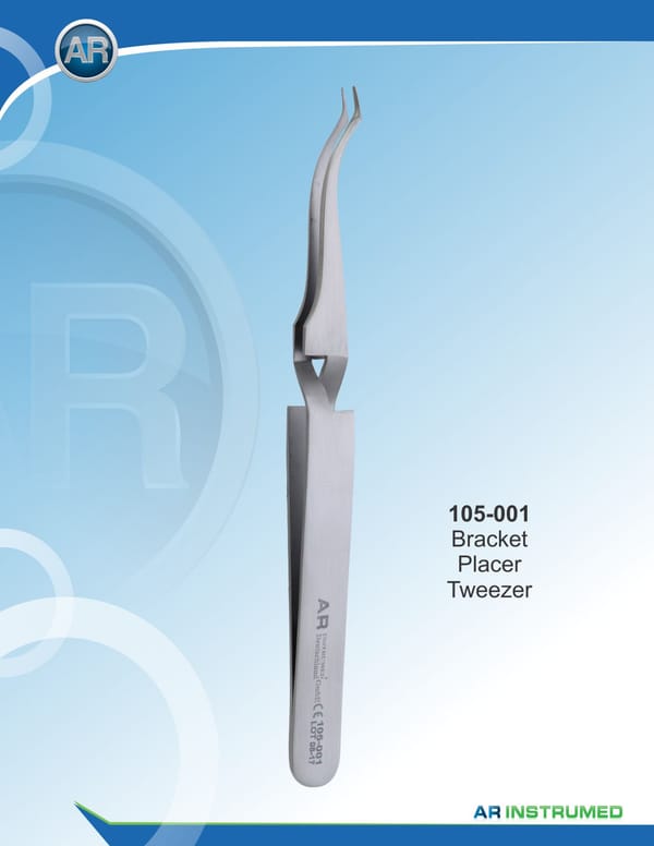 Bracket Placing Tweezer 13cm
