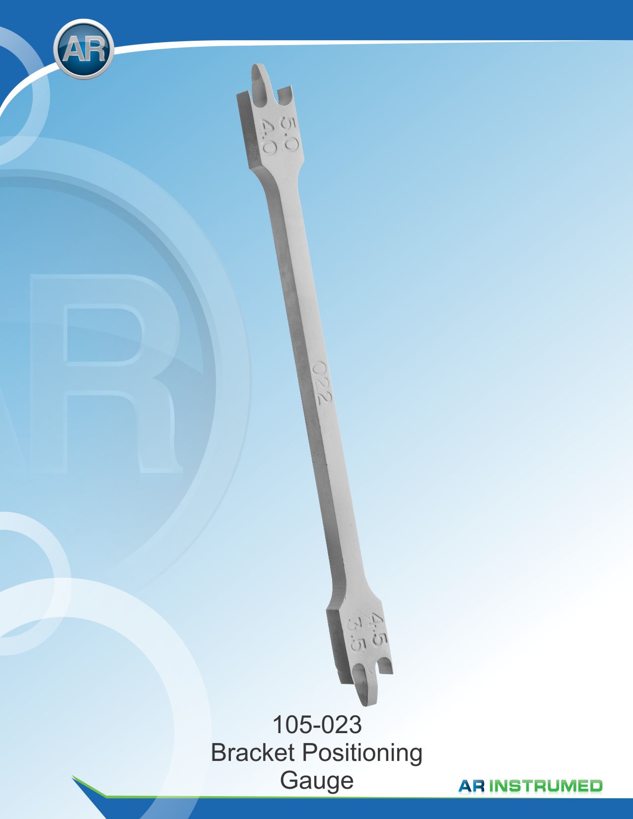Bracket Positioning Gauge .022" slot