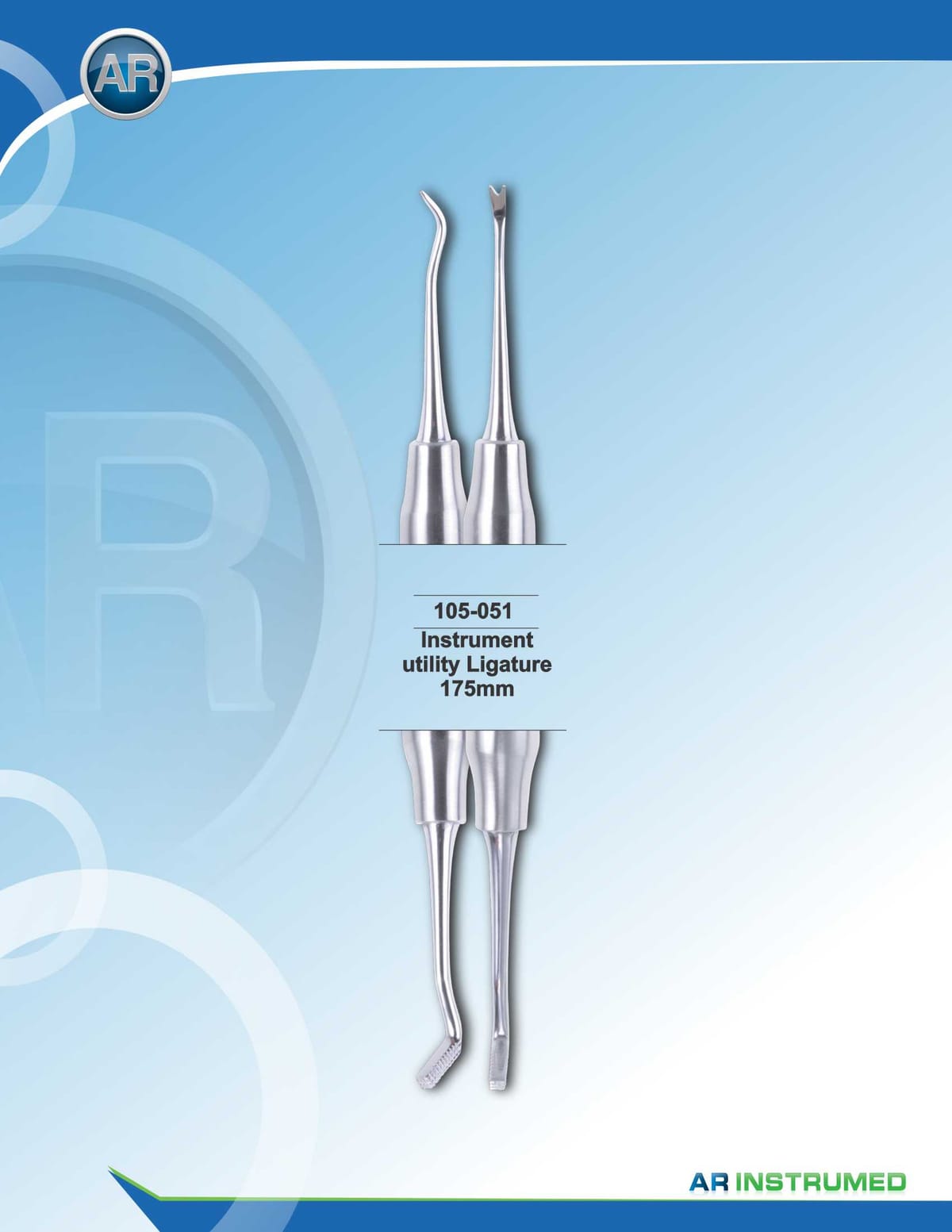 Instrument Utility Ligature17.5cm – AR Instrumed, Pliers
