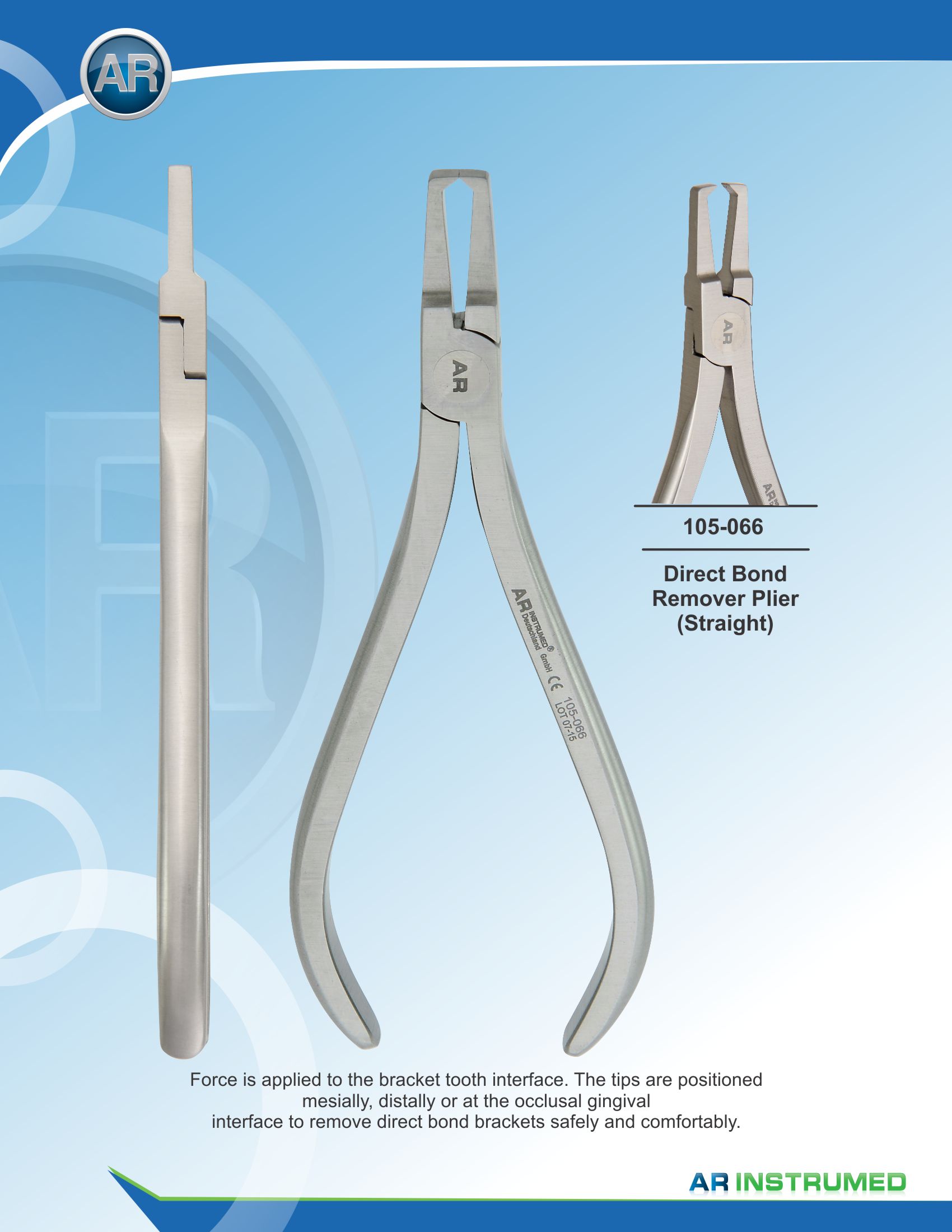 Direct Bond Bracket Remover Plier