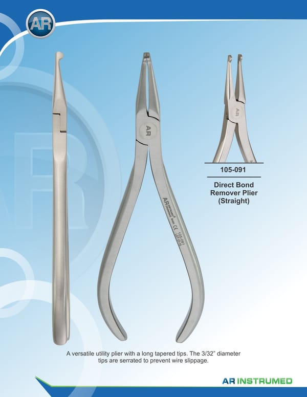 Straight Utility Plier, How Style 4mm max 0.71mm .028" Wire