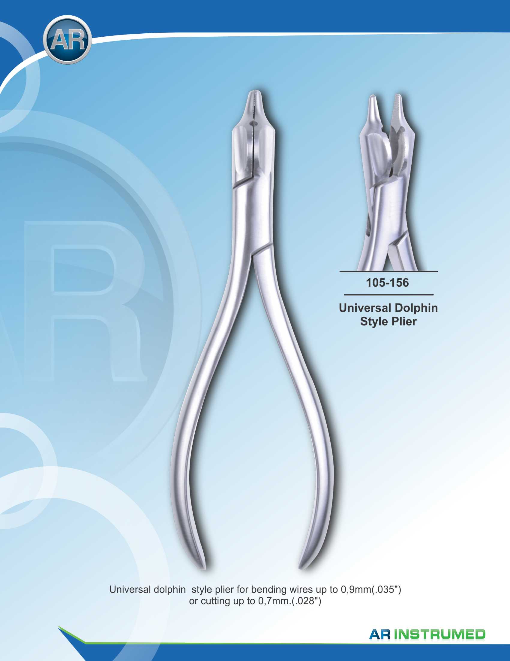 Dolphin Universal Pliers Bend upto 0.9mm Cut upto 0.7mm