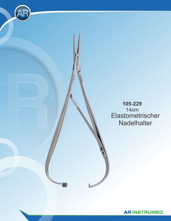 Elastomeric Ligature Placing Forceps with Groove 14cm