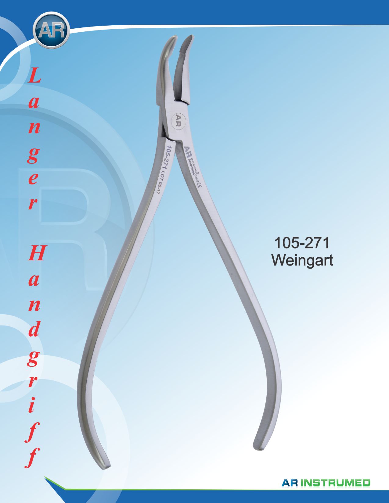 Weingart Plier Long Handle – AR Instrumed, Orthodontic Pliers & Instruments