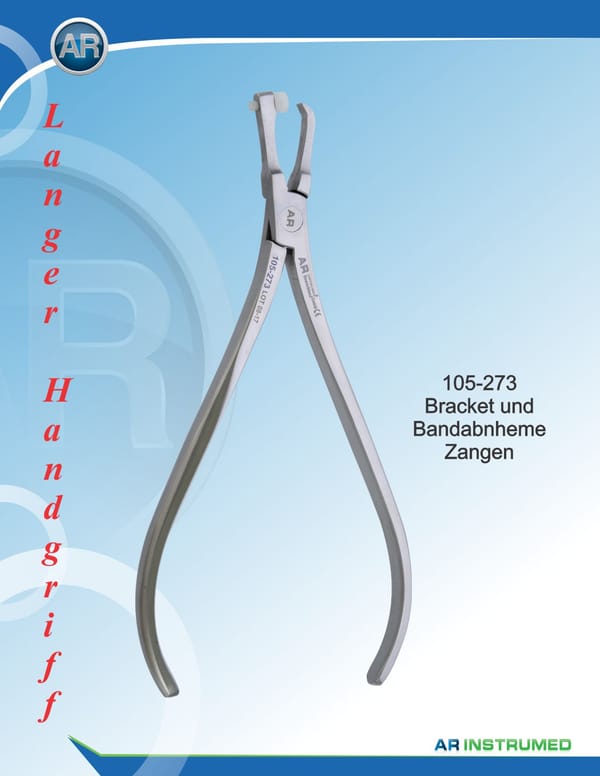 Posterior Band Remover Plier Long Handle