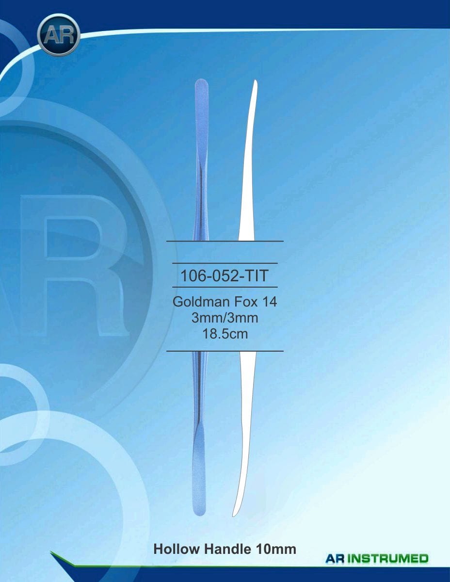 Goldman Fox 14 3mm/3mm 18.5cm – AR Instrumed, Surgical Instruments