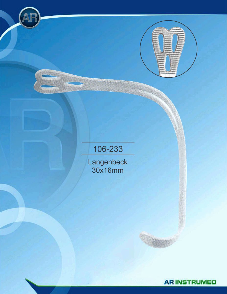 Langenbeck retractor 30x16mm