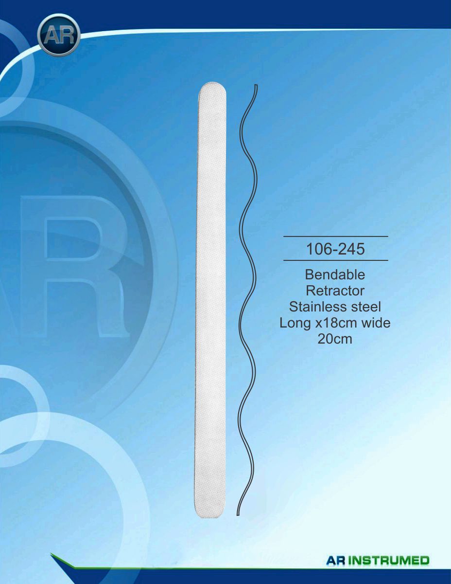 Bendable Retractor Stainless steel 20cm Long x18cm wide