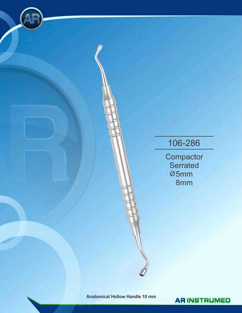 Compactor Plain 5mm 8mm Hollow Handle 10mm