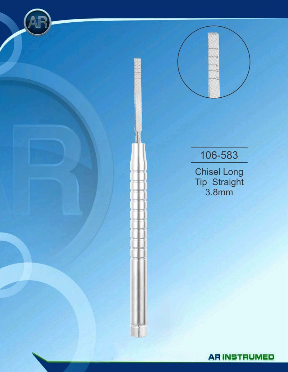 Chisel Long Tip Straight 3.8mm – AR Instrumed, Chirurgische Instrumente