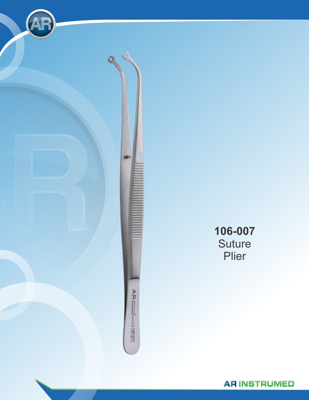 Suture Plier – AR Instrumed, Sutures & Needles