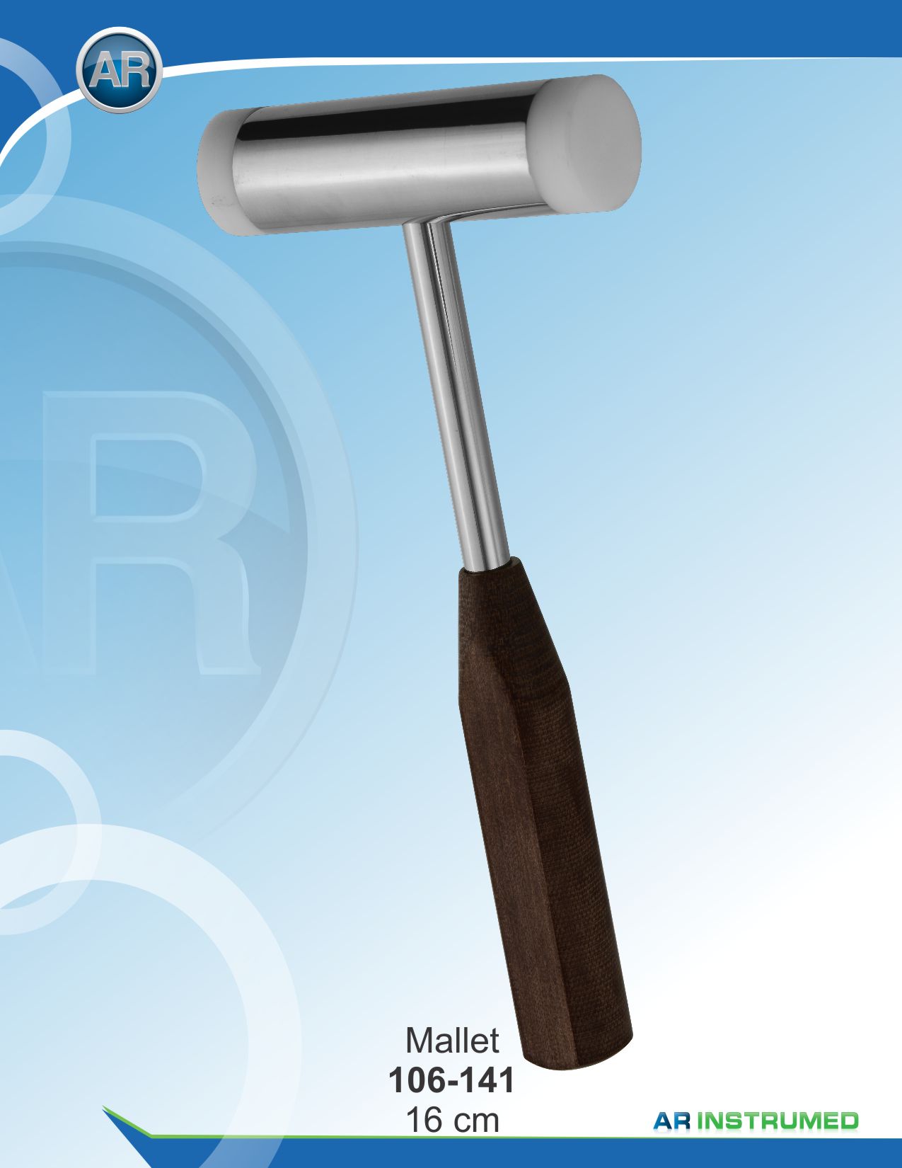Mallet with Replaceable Plastic Insert 16cm