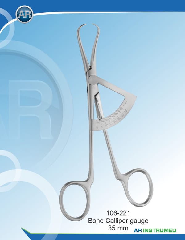 Bone Caliper Gauge 35mm