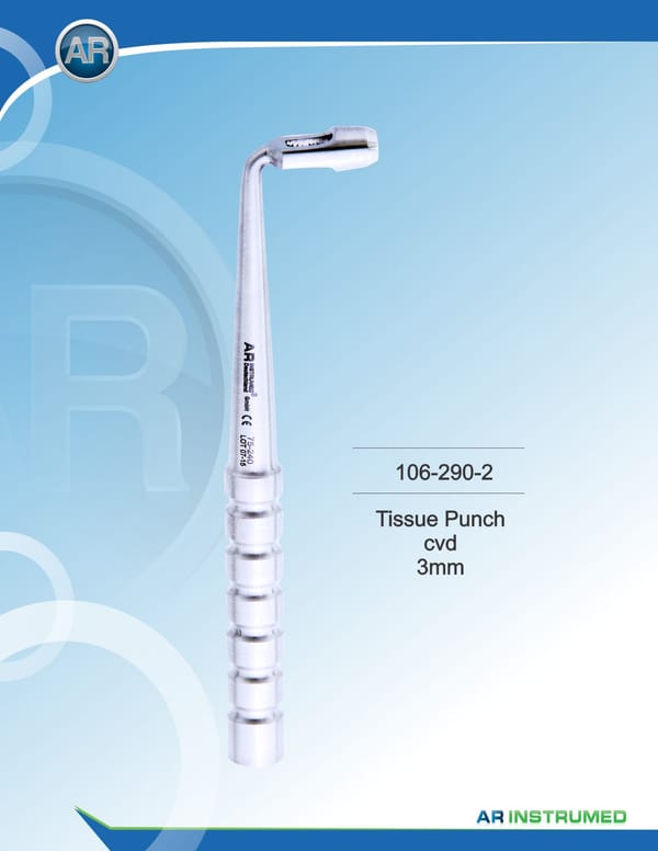 Tissue Punch Curved 3mm