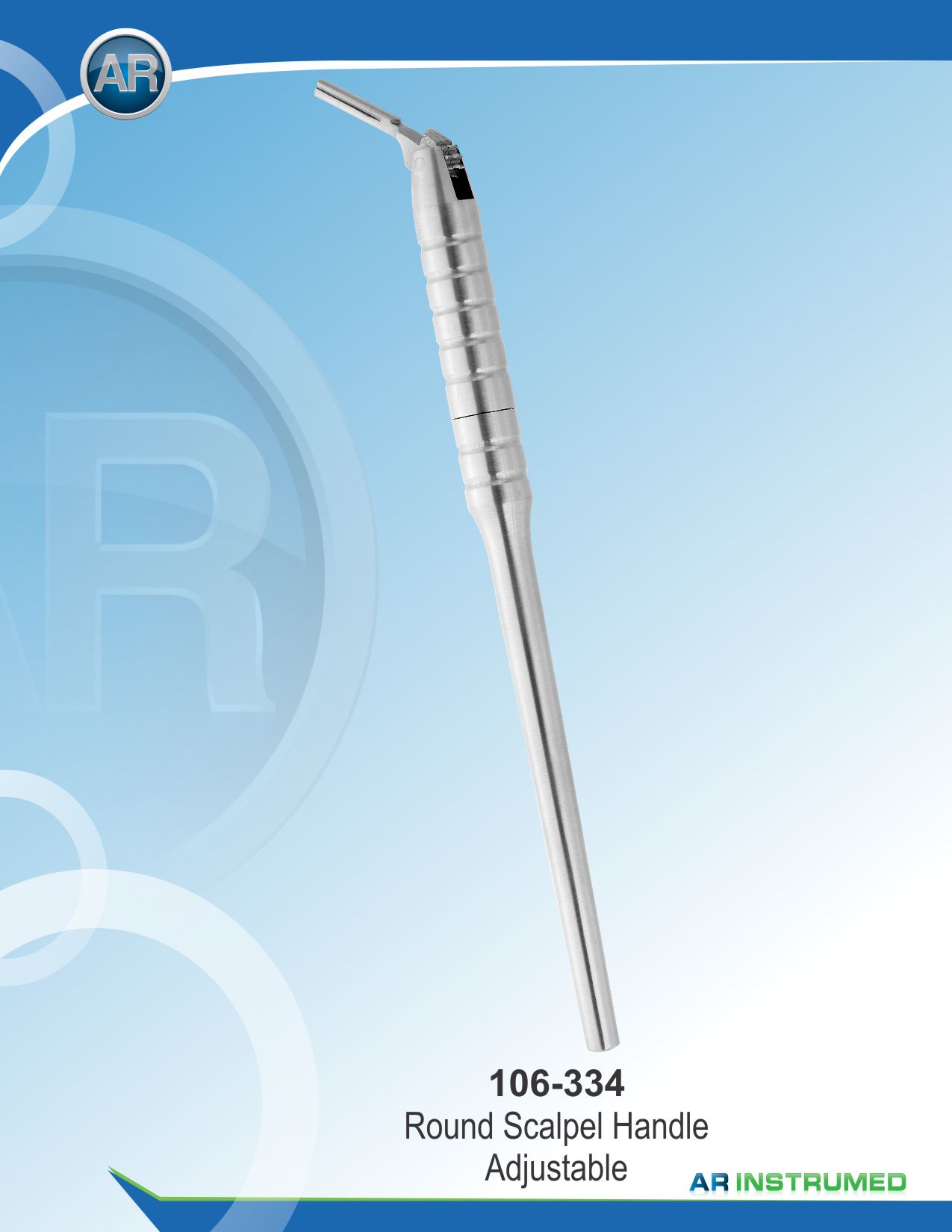 Round Scalpel Handle Adjustable 170mm – AR Instrumed, Scalpels & Blades