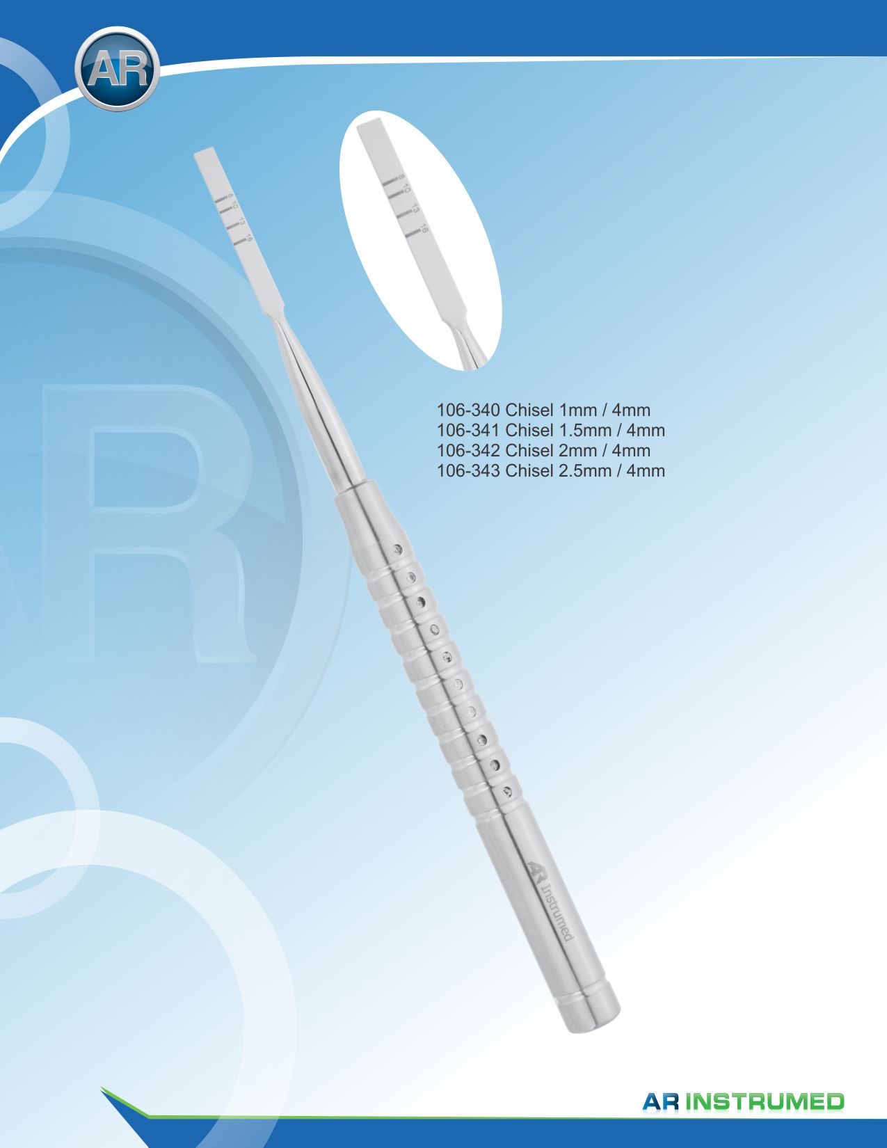 Chisel 1.5mm/4mm