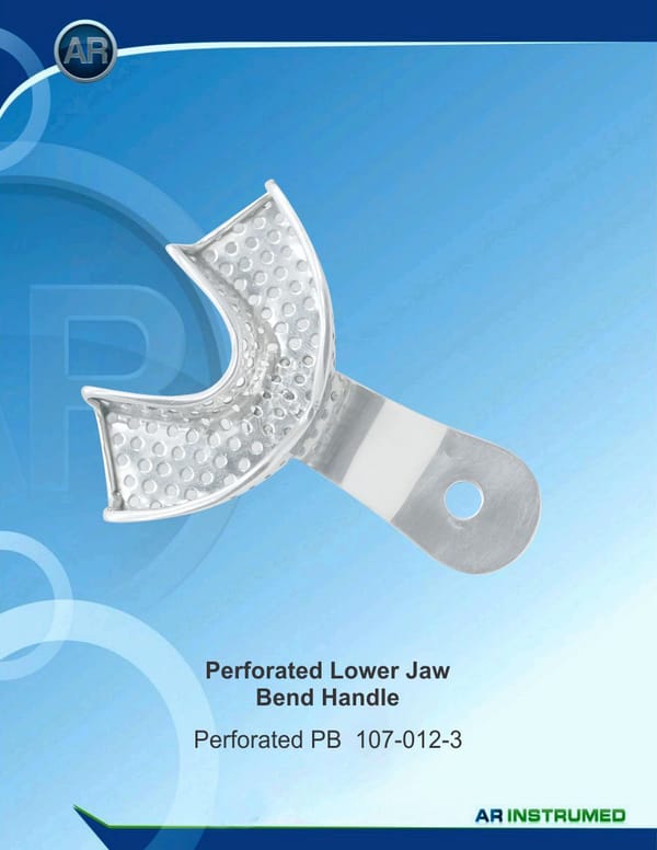 Perforated Lower Jaw Bend Handle PB