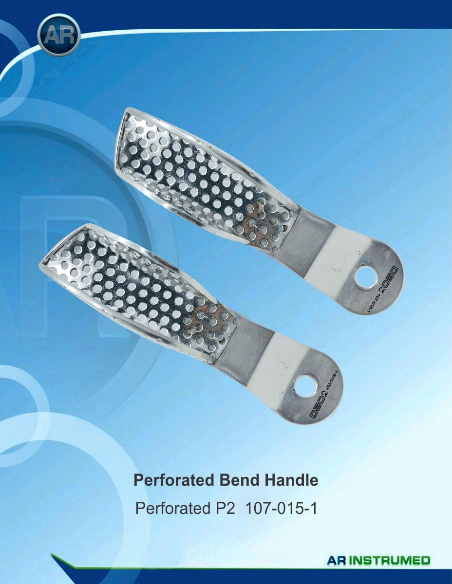 Perforated Bend Handle P2 – AR Instrumed, Impression Trays & Accessories