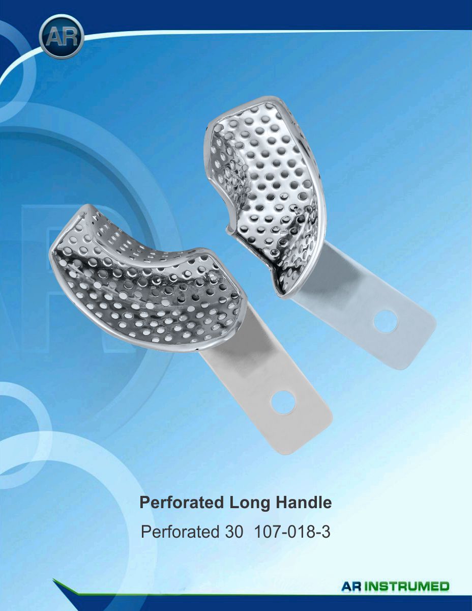Perforated Long Handle 30 – AR Instrumed, Impression Trays & Accessories