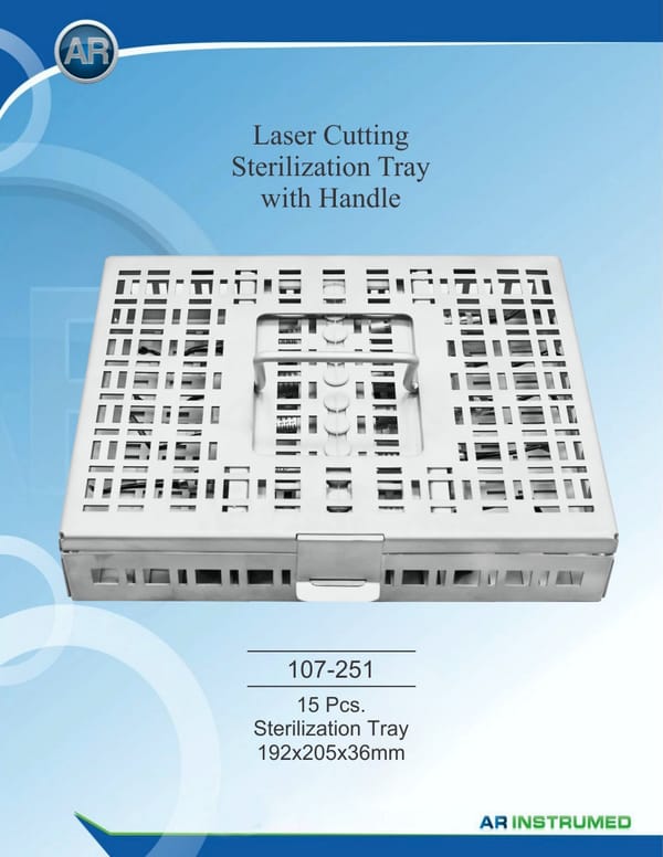 15 pieces. Cassette Holding Tray 192x205x36mm