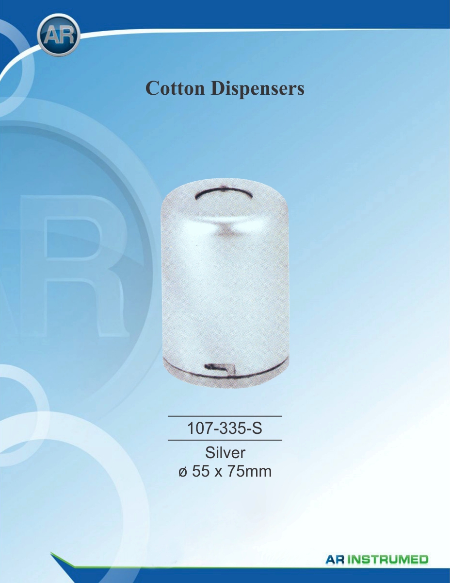 Cotton Spender Silver ø 55 x 75mm