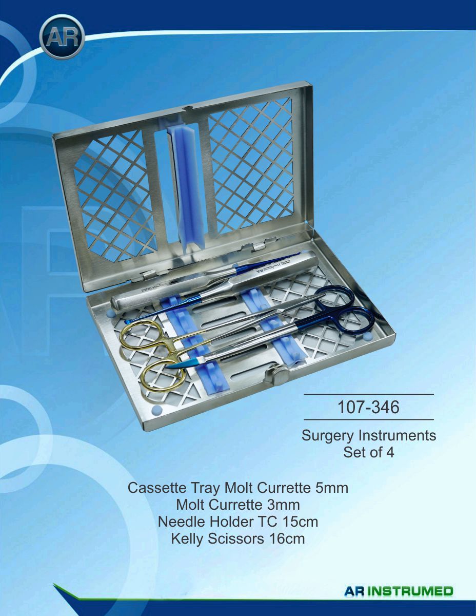 Surgery Instruments Set of 4 – AR Instrumed, Surgical Hand Instruments