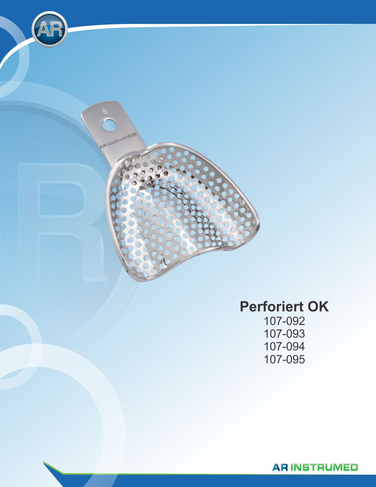 Impression Trays Perforated Upper Jaw Fig.4 Extra Large