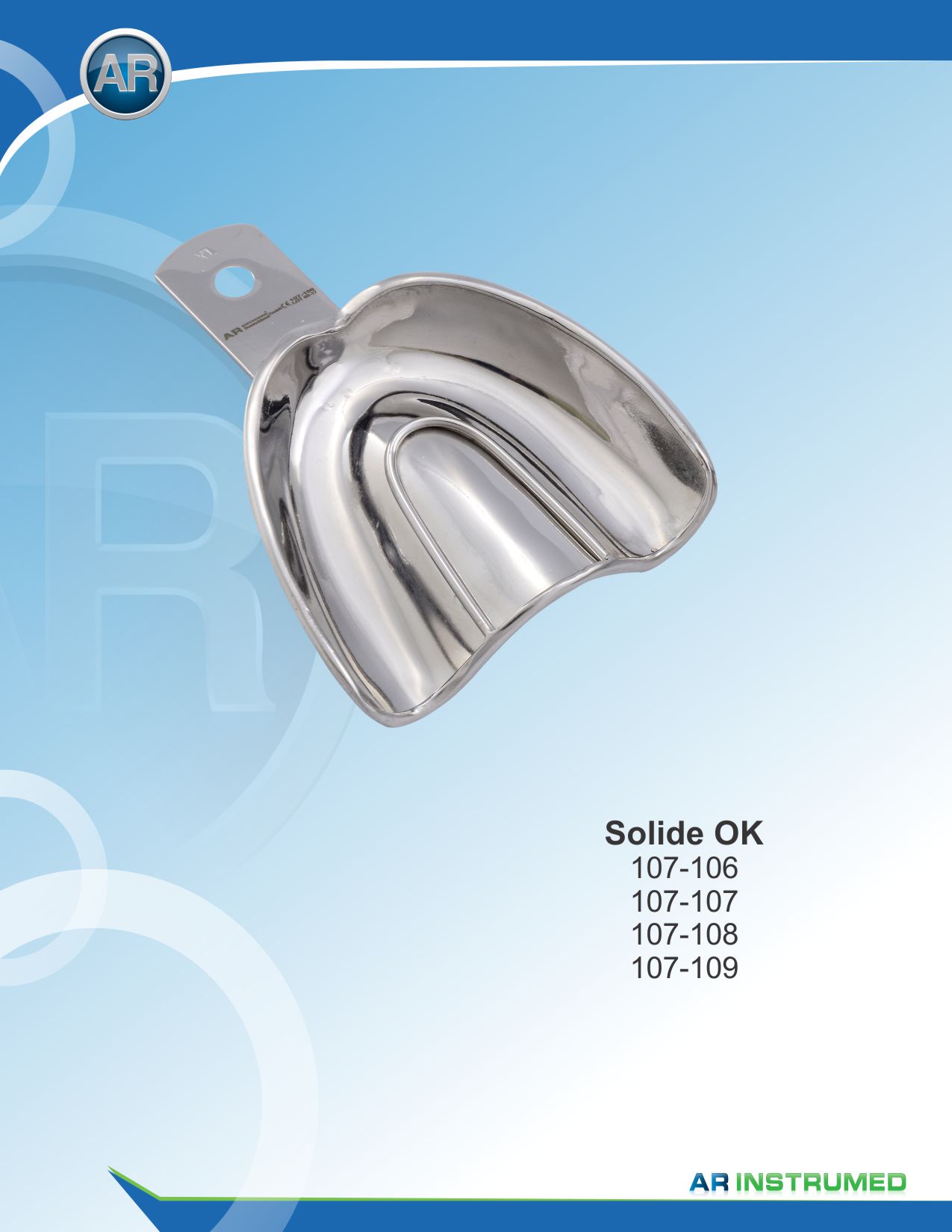 Impression Trays Solid Lower Jaw Fig.3 Large