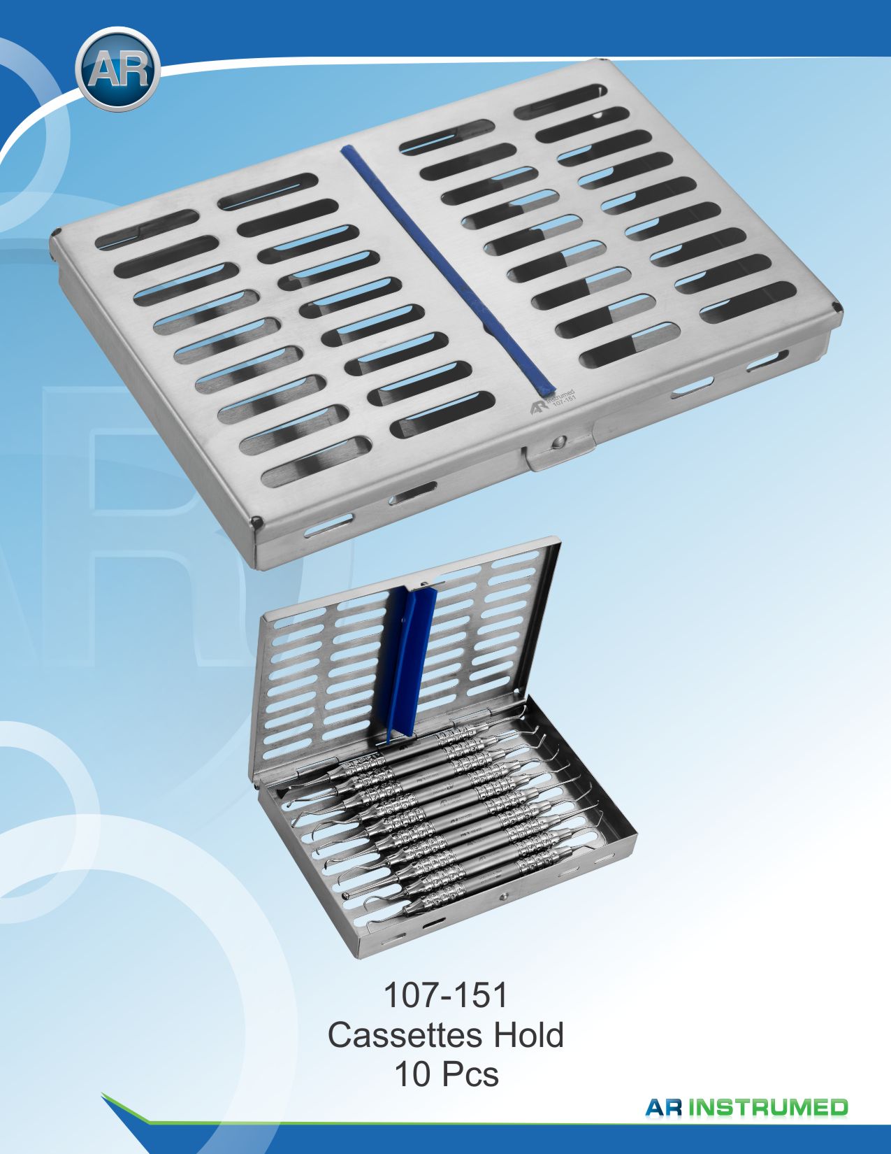 20 Pcs Sterilization Tray 288x182x34mm