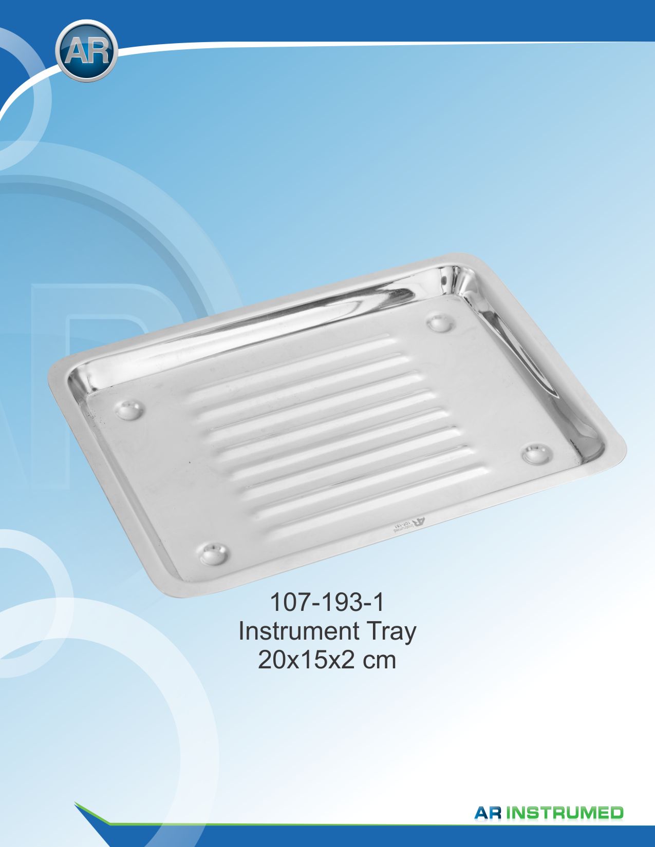 Instrument Tray 20x15x2cm