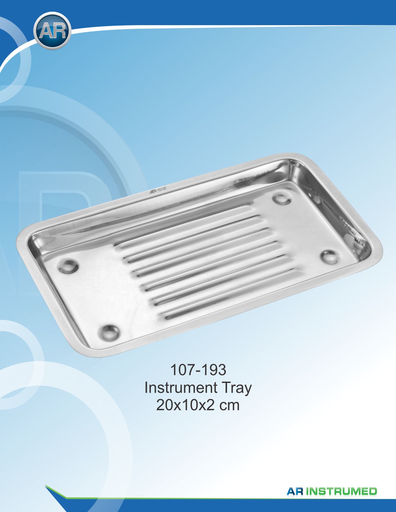 Instrument Tray 20x10x2cm