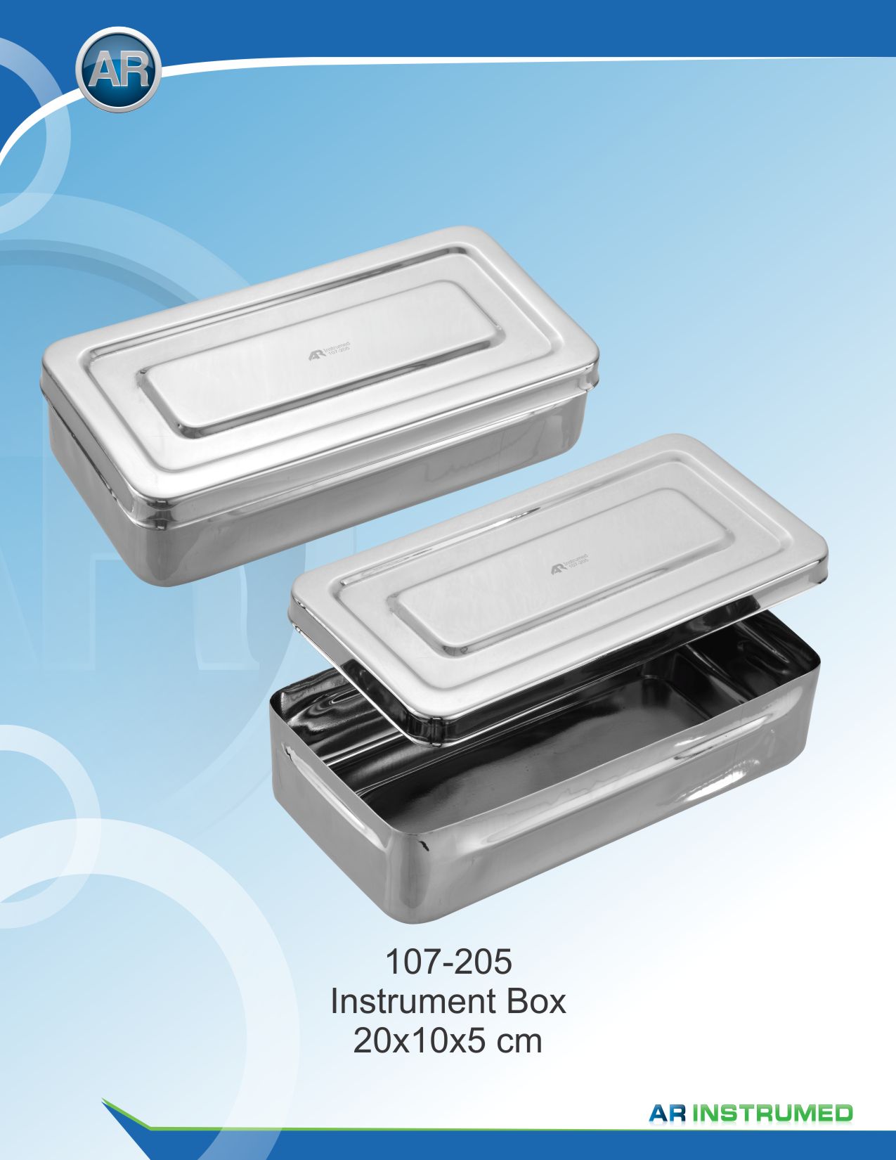 Instrument Box Rectangular 20x10x5cm