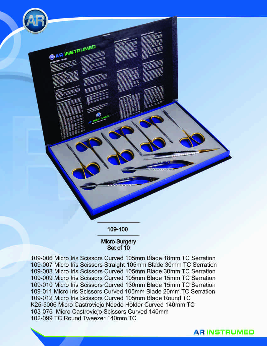 Micro Surgery Set of 10