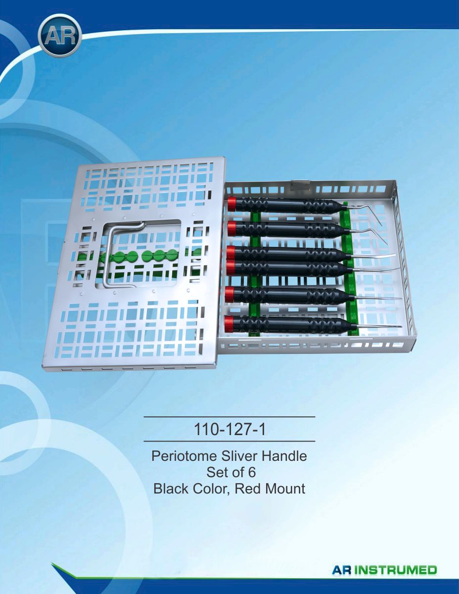 Periotome set of 6 pieces – AR Instrumed, Surgical Hand Instruments