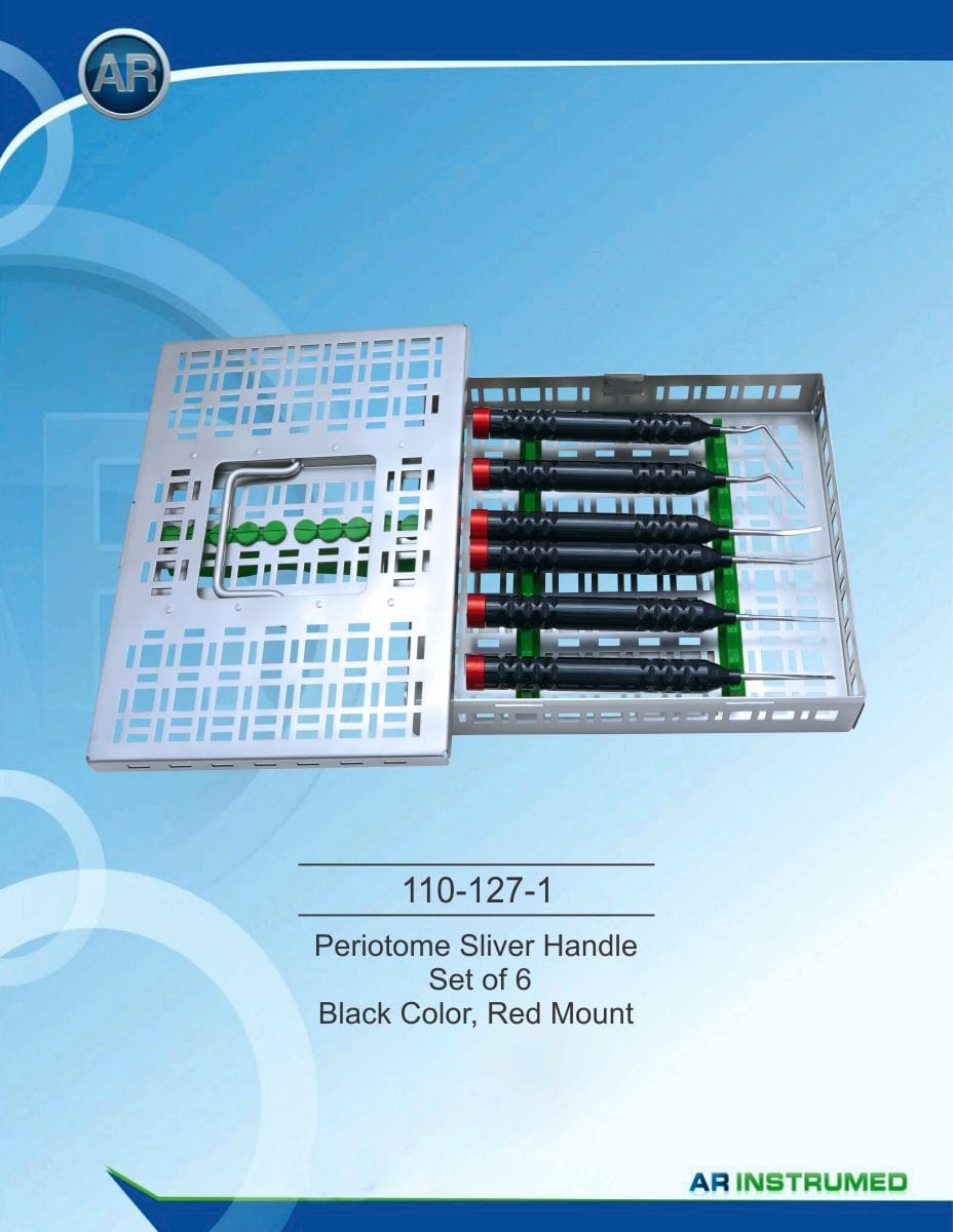 Periotome set of 6 pieces – AR Instrumed, Chirurgische Instrumente